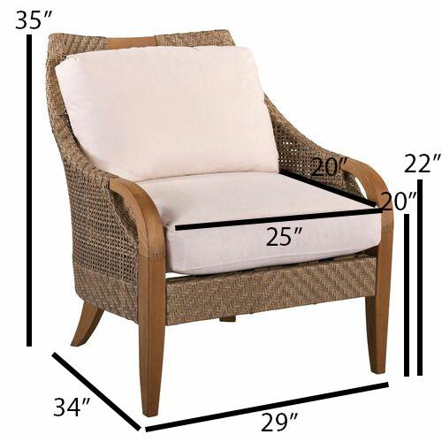 Lane Venture Edgewood Woven Lounge Chair - Dimension Lane Venture Edgewood Woven Lounge Chair - Dimension