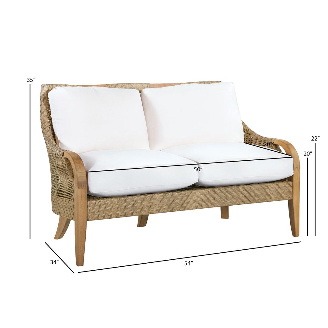 Lane Venture Edgewood Woven Loveseat - Dimension Lane Venture Edgewood Woven Loveseat - Dimension